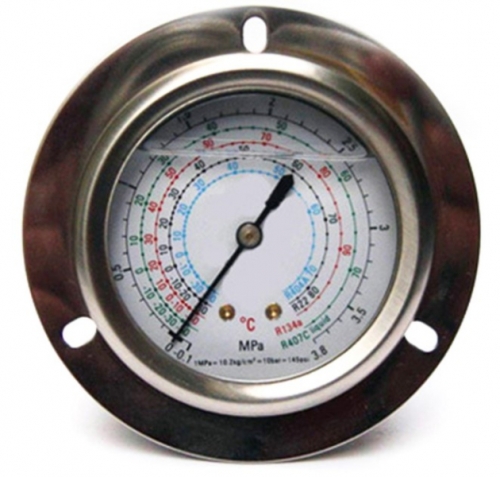 Манометр в грицерине HP ( R404a, R134a, R-507, R-407C) Zengo RT-8016H