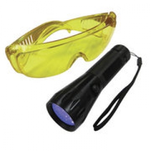 Ультрафиолетовая мини лампаи защитные очки  Mastercool MC - 53517- UV