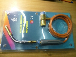 Горелка RTM 1660 для пайки (MAПП газ) с шлангом