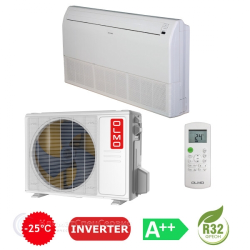 Кондиционер OLMO OSH-IV24HRK4/OSH-IOU24HRK4 INVERTER R32  напольно-потолочного типа