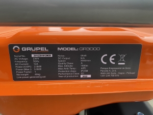  Генератор бензиновий GRUPEL GR3000 потужністю 3 кВт 